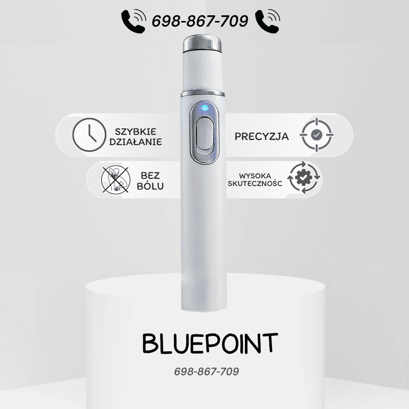 BluePoint™ Laserowe pióro wspierające regenerację skóry nóg